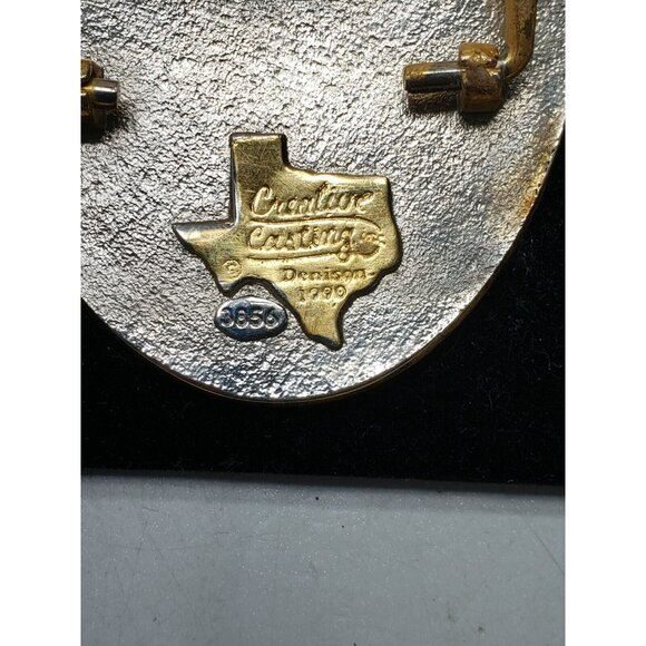 Vintage Creative Castings Arizona Weights & Measures Inspector Brass Belt Buckle - Picture 6 of 7